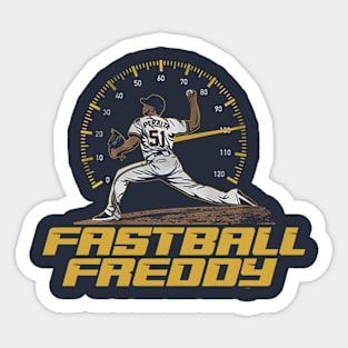 Freddy Peralta Fastball Sticker